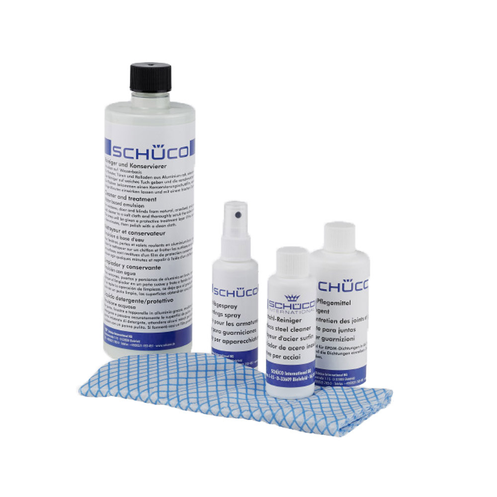 Kit d’entretien Schüco aluminium